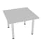 Skutchi Designs 42 in W, 42 in L, 29 in H, Engineered Wood Top, Grey HAR-SQ-42-POST-XD01 - alternate 1